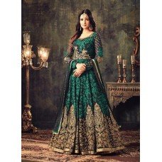 MZ4707-E GREEN MAISHA AZARA BRIDAL WEDDING WEAR DRESS